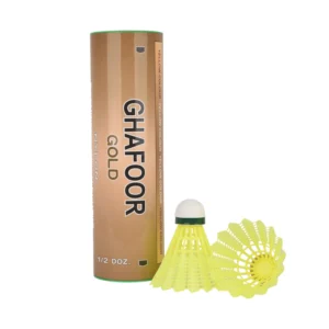 Badminton Shuttle GS Gold (Nylon) pack of 6
