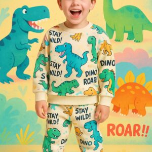 Cotton Fleece tracksuit for kids