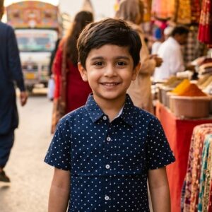 Boys Shirt Cotton Half Sleeves