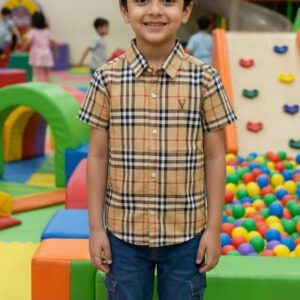 Boys Shirt Cotton Half Sleeves