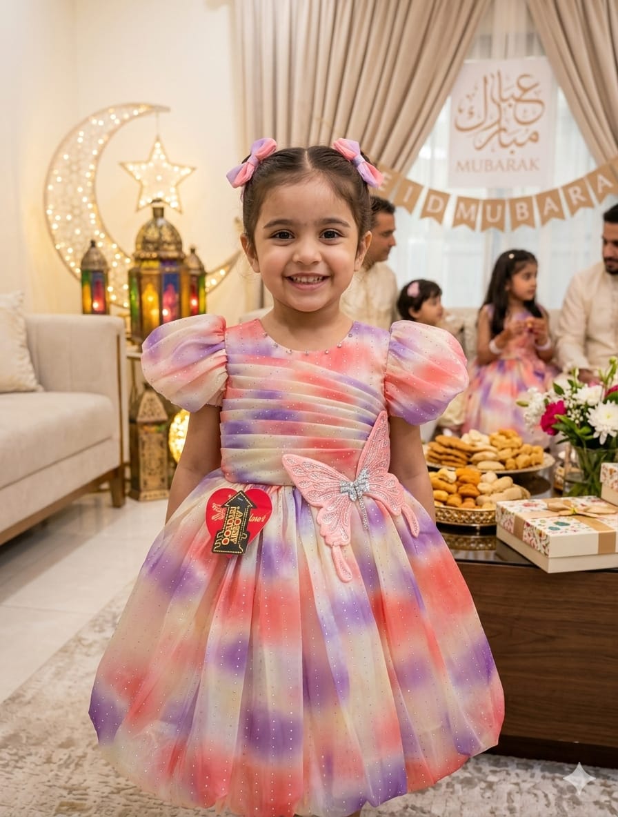 Girls Butterfly Frock