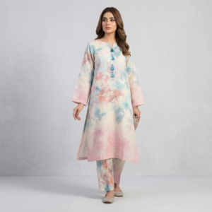 Ladies Suit 2 Pcs Lawn Print