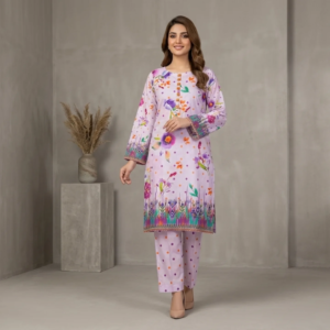 Ladies Suit 2 Pcs Lawn Print