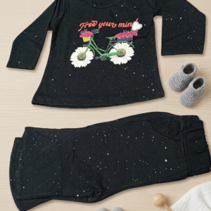 Girls Tracksuit Baby Rose 1/2