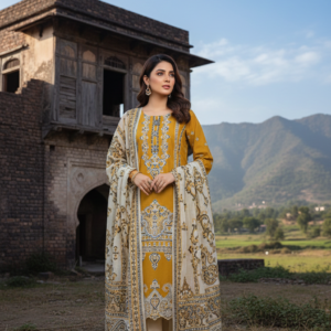 Ladies Suit Mushtaq 3 PCs