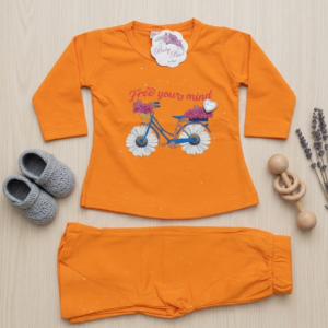 Girls Tracksuit Baby Rose 1/2