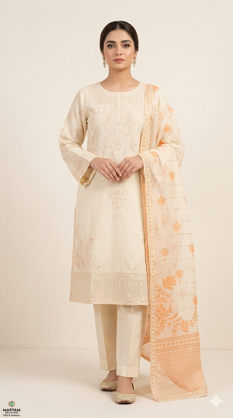Ladies Suit 3pcs Khatoon