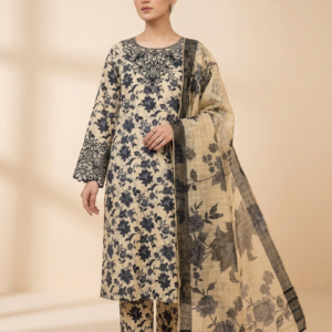 Ladies Suit 3Pcs Print