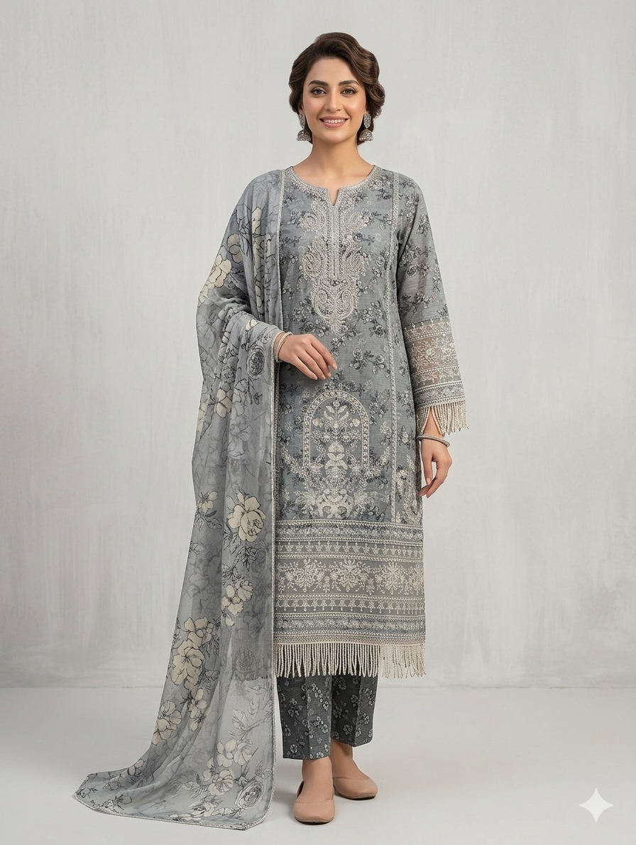 Ladies Suit 3pcs Maryam