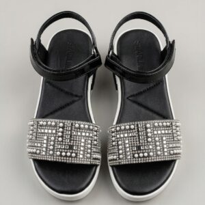 Girls Sandal Fancy Black