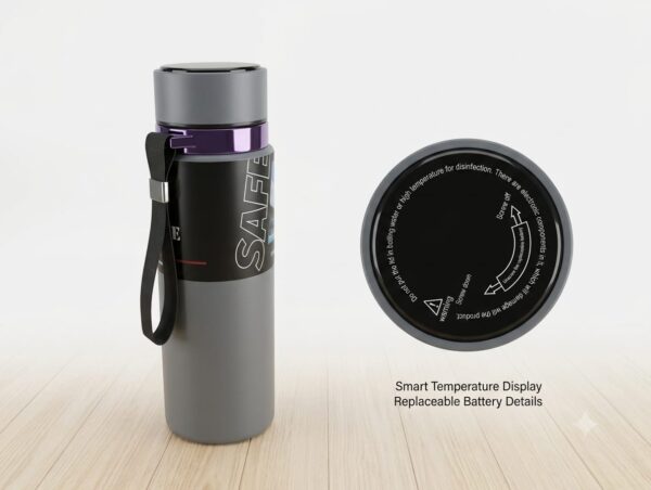 Smart Vacuum Insulated Temperature Display Water Bottle