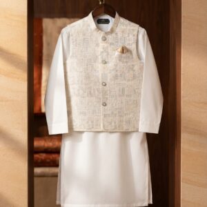 AL Karam White Shalwar Kameez