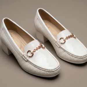 Ladies Stylish Loafers White