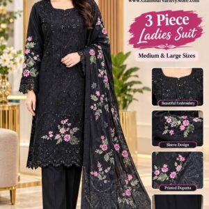 Ladies Suit 3 Piece Embroidery